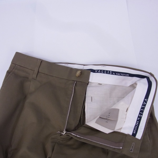実際に弊社で買取させて頂いたVALLIS by FACTOTUM/ヴァリス バイ ファクトタム コットンパンツ/44の画像 2枚目