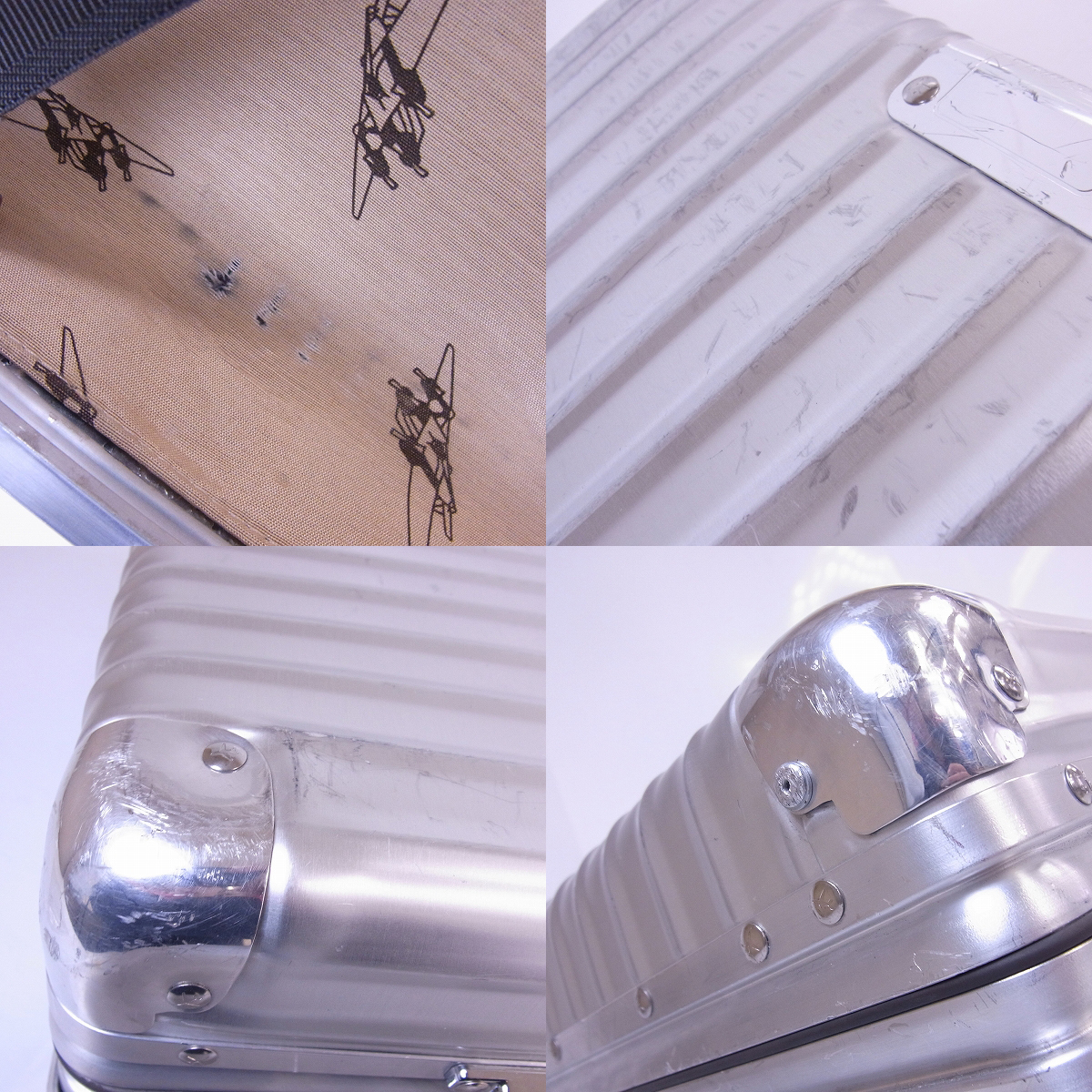 実際に弊社で買取させて頂いたRIMOWA/リモワ CLASSIC FLIGHT/クラシックフライト キャビンマルチホイール スーツケース/キャリー 971.52 35Lの画像 7枚目