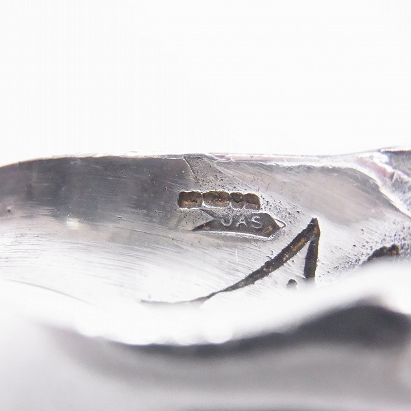 実際に弊社で買取させて頂いたCRAZY PIG/クレイジーピッグ ラージエビルスカルリング #27/21.5号の画像 5枚目