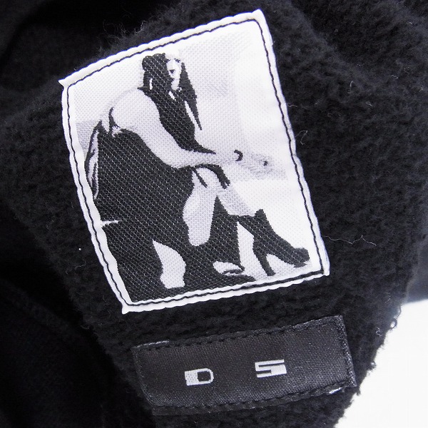 実際に弊社で買取させて頂いたRICK OWENS DRKSHDW/リックオウエンス ダークシャドウ ホースパッチ プルオーバー/トレーナー/XSの画像 2枚目