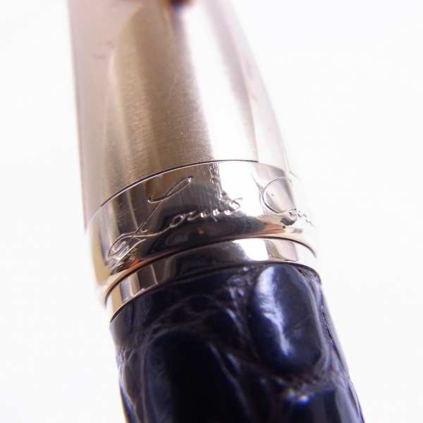 実際に弊社で買取させて頂いたCartier/カルティエ ゴドロンデコール クロコ革巻き ボールペン ST170133 888本限定の画像 4枚目