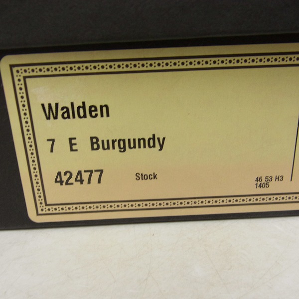 実際に弊社で買取させて頂いた【観賞用】Allen Edmonds/アレンエドモンズ 42477 WALDEN PENNY LOAFERS BURGUNDY ペニーローファー/7Eの画像 8枚目