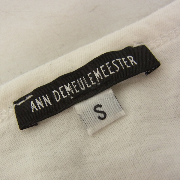 実際に弊社で買取させて頂いたANN DEMEULE MEESTER/アンドゥムルメステール ハートプリント ハーフスリーブ/半袖 カットソー/Tシャツ Size：Sの画像 2枚目