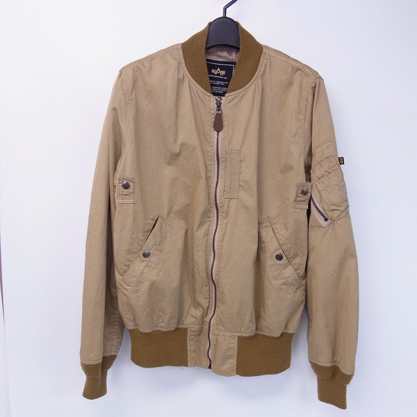 実際に弊社で買取させて頂いたALPHA INDUSTRIES/アルファ MA-1 フライトジャケット 20003-014/M