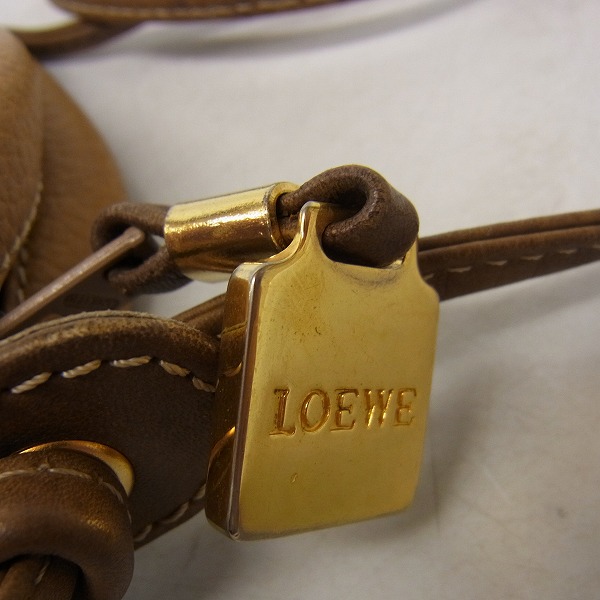 実際に弊社で買取させて頂いたLOEWE/ロエベ レザーポーチショルダーバッグの画像 7枚目