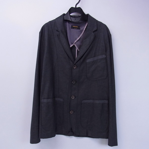 実際に弊社で買取させて頂いたDIESEL BLACK GOLD/ディーゼルブラックゴールド 綿麻混テーラードジャケット/L