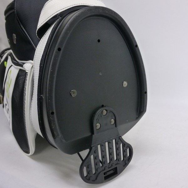 実際に弊社で買取させて頂いたle coq sportif/ルコック スタンドキャディバッグ QQBLJJ05 9.5型(47インチ対応) ホワイトの画像 8枚目