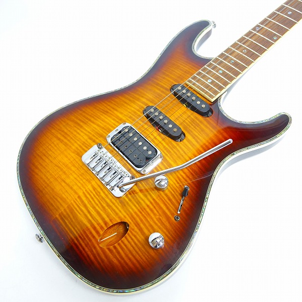 実際に弊社で買取させて頂いた★【型番不明】Ibanez/アイバニーズ SA SERIES エレキギター ソフトケース付の画像 4枚目