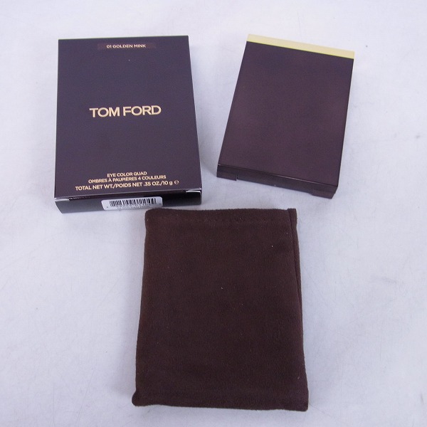 実際に弊社で買取させて頂いたTOM FORD/トムフォード アイカラー クォード 01 ゴールデン ミンク アイシャドウ/10gの画像 3枚目