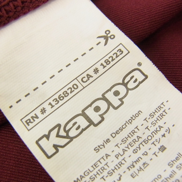 実際に弊社で買取させて頂いたKappa/カッパ  トリノFC 半袖ユニフォーム BELOTTI/ベロッティ Sの画像 4枚目