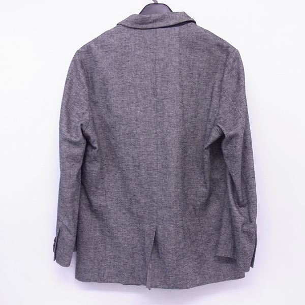 実際に弊社で買取させて頂いたDIESEL BLACK GOLD/ディーゼルブラックゴールド コットン生地テーラードジャケット グレー/Lの画像 1枚目