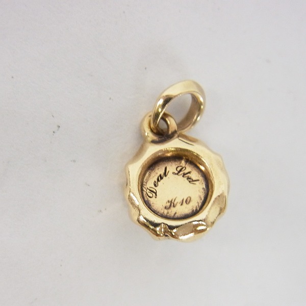 実際に弊社で買取させて頂いたDEAL LTD/ディールエルティーディー DEAL DESIGN K10 ターコイズ ペンダントトップの画像 2枚目