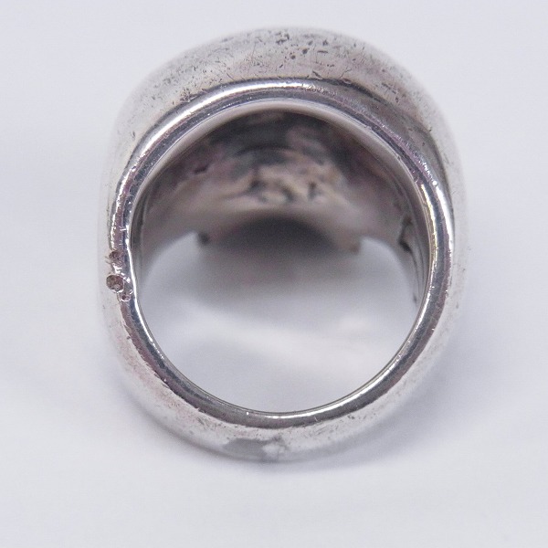 実際に弊社で買取させて頂いた【ギャランティ有】CRAZY PIG/クレイジーピッグ エビルスカルリング/EVIL SKULL 13.5号の画像 3枚目