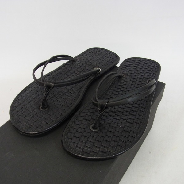 実際に弊社で買取させて頂いたC.P. COMPANY/シーピーカンパニー レザーサンダル 4818S2C7/43