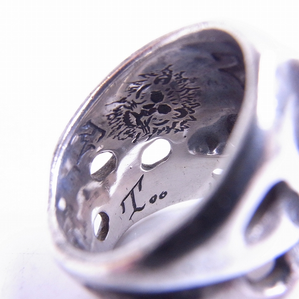 実際に弊社で買取させて頂いたTRAVIS WALKER/トラヴィスワーカー スカルリング 100個限定の画像 8枚目