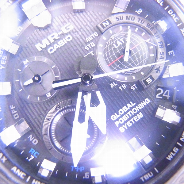 実際に弊社で買取させて頂いた【未使用】G-SHOCK/Gショック MR-G GPS ハイブリッド 電波ソーラー チタン MRG-G1000B-1AJRの画像 5枚目