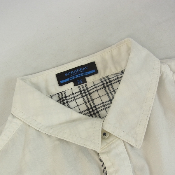 実際に弊社で買取させて頂いたBURBERRY BLUE LABEL/バーバリーブルーレーベル 半袖シャツ/Mの画像 4枚目