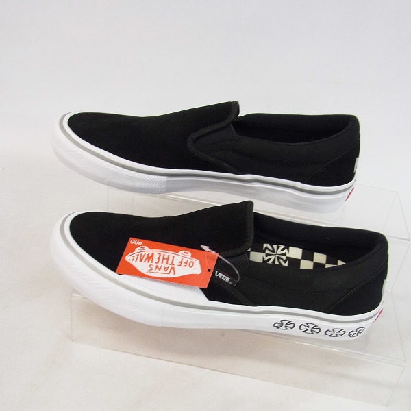 実際に弊社で買取させて頂いた【未使用】VANS×INDEPENDENT/バンズ×インディペンデント SLIP-ON PRO/VN00097MU2B/29の画像 3枚目