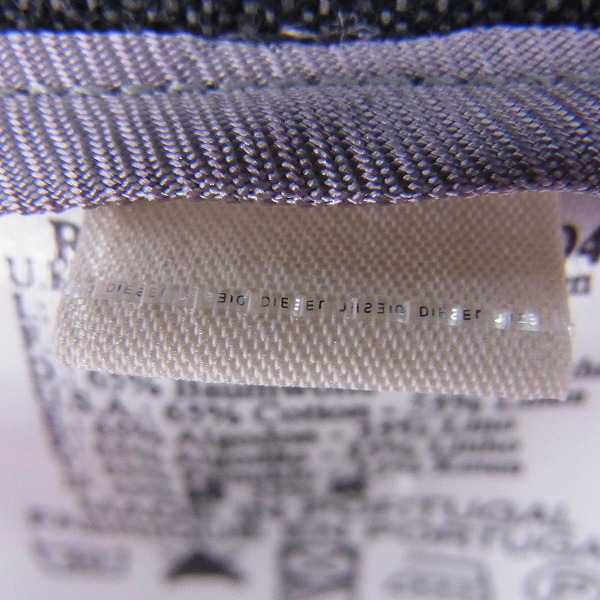 実際に弊社で買取させて頂いたDIESEL BLACK GOLD/ディーゼルブラックゴールド 綿麻混テーラードジャケット/Lの画像 7枚目