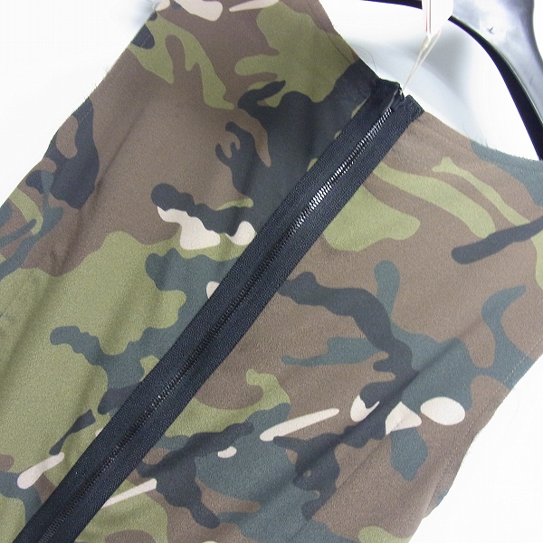 実際に弊社で買取させて頂いた【未使用】HYSTERICS/ヒステリックス カモフラ/迷彩 ノースリーブワンピース/FREEの画像 2枚目