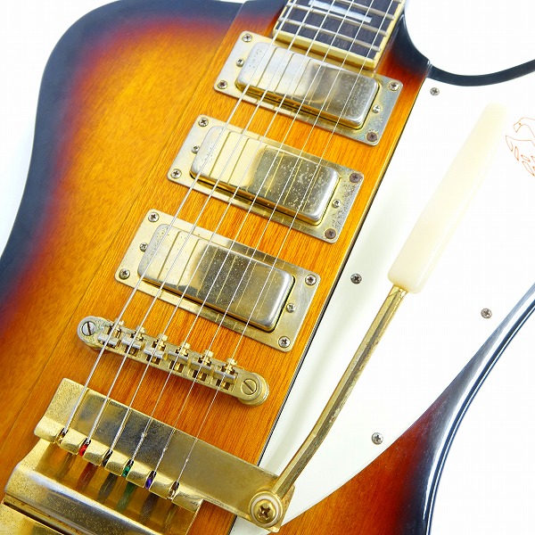 実際に弊社で買取させて頂いた★【型番不明】Epiphone/エピフォン FireBird/ファイヤーバード 3PU エレキギターの画像 6枚目