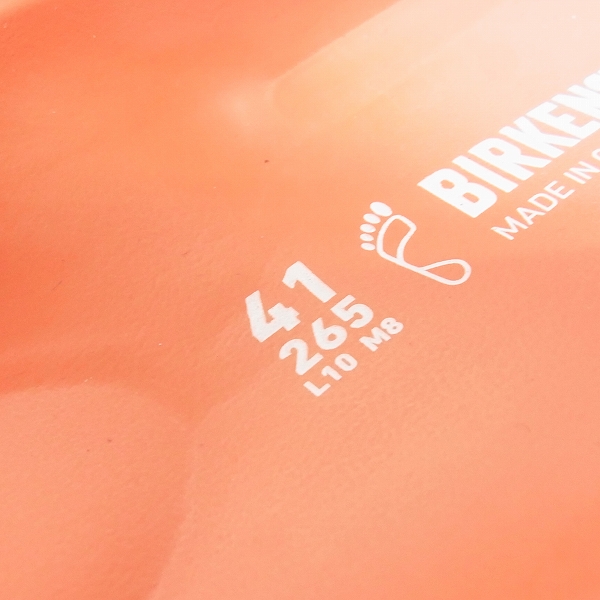 実際に弊社で買取させて頂いたBIRKENSTOCK/ビルケンシュトック ビーチサンダル レッド/41の画像 5枚目