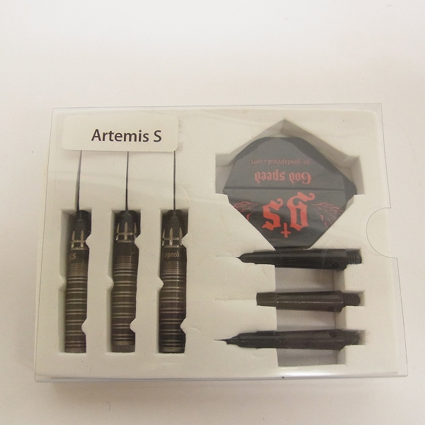 実際に弊社で買取させて頂いたGs Darts/ジーズダーツ 廃盤 God Speed Artemis/アルテミス ブラックコーティング ダーツバレルの画像 6枚目