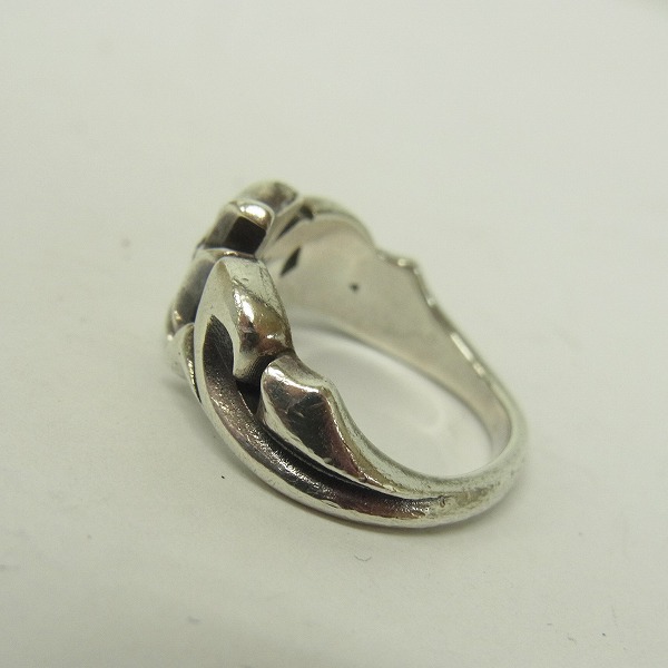 実際に弊社で買取させて頂いたDEAL LTD/ディールエルティーディー DEAL DESIGN クロスリング 9.5号の画像 2枚目