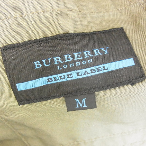 実際に弊社で買取させて頂いた【未使用】BURBERRY BLUE LABEL/バーバリーブルーレーベル ミリタリージャケット/Mの画像 2枚目