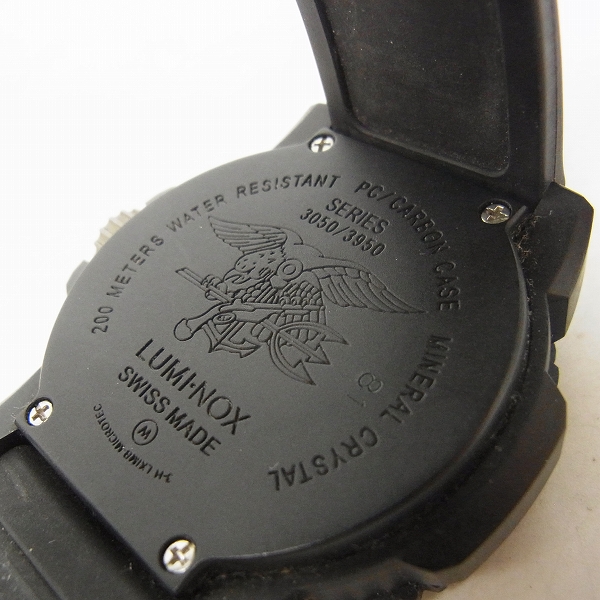 実際に弊社で買取させて頂いたLUMINOX/ルミノックス SERIES/3050/3950【動作未確認】の画像 4枚目