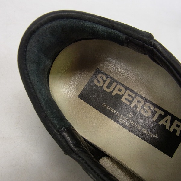 実際に弊社で買取させて頂いたGOLDEN GOOSE/ゴールデングース SUPERSTAR/スーパースター レザースニーカー/41の画像 4枚目