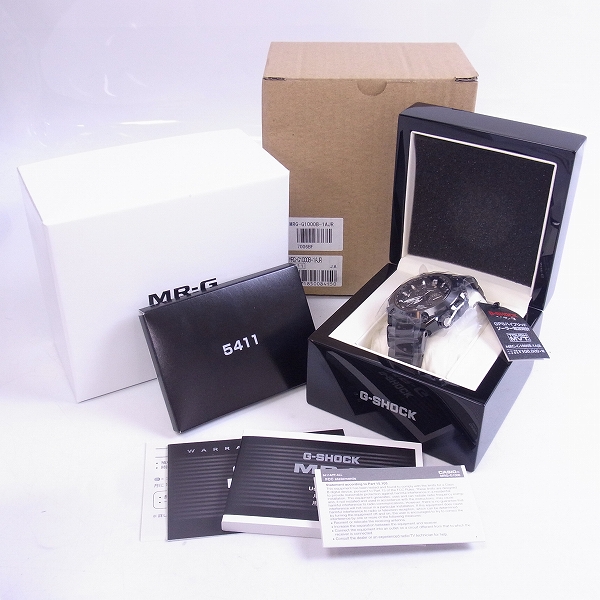 実際に弊社で買取させて頂いた【未使用】G-SHOCK/Gショック MR-G GPS ハイブリッド 電波ソーラー チタン MRG-G1000B-1AJRの画像 6枚目