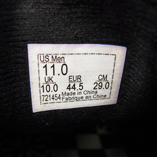 実際に弊社で買取させて頂いた【未使用】VANS×INDEPENDENT/バンズ×インディペンデント SLIP-ON PRO/VN00097MU2B/29の画像 5枚目