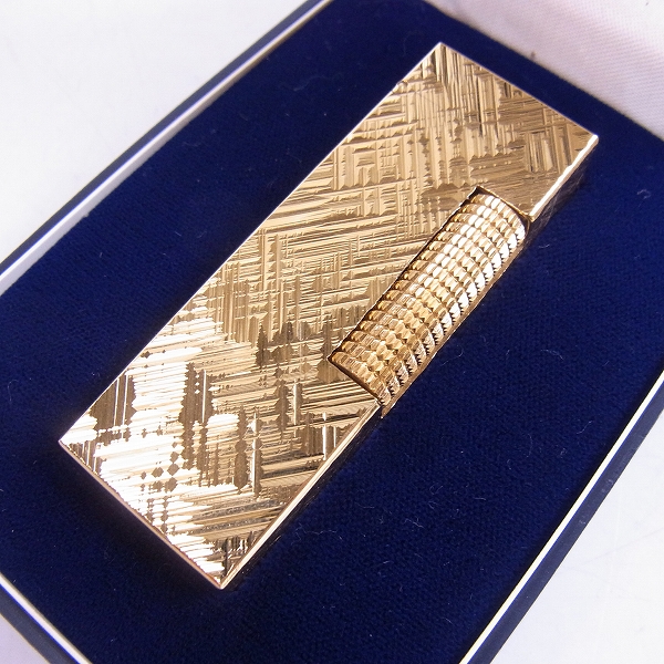 実際に弊社で買取させて頂いたdunhill/ダンヒル ローラガスライター ゴールド