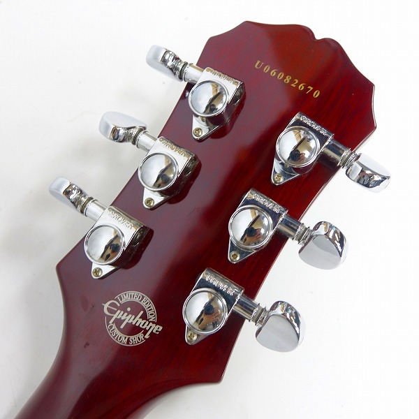 実際に弊社で買取させて頂いた★【型番不明】Epiphone/エピフォン Custom Shop Limited Edition Les Paul SPECIAL エレキギター ケース付きの画像 2枚目