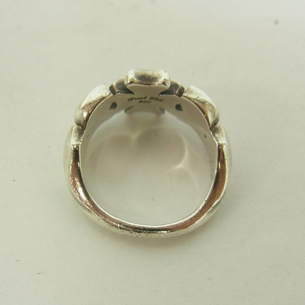 実際に弊社で買取させて頂いたDEAL LTD/ディールエルティーディー DEAL DESIGN クロスリング 9.5号の画像 3枚目