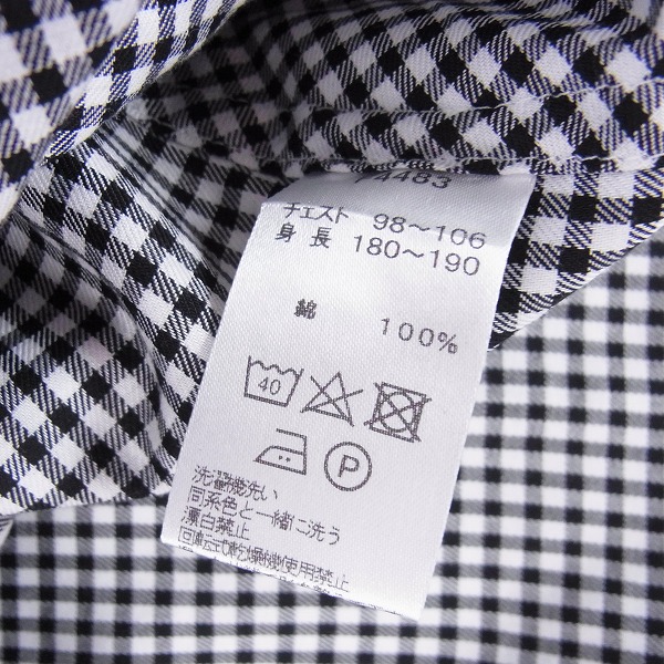 実際に弊社で買取させて頂いた【未使用】FRED PERRY/フレッドペリー Gingham SHIRT/ギンガムシャツ F4483/07/Lの画像 3枚目