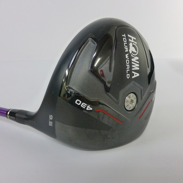 実際に弊社で買取させて頂いたHONMA/本間ゴルフ ドライバー TOUR WORLD TW727 430 1W/9.5° VIZARD YC65 Sフレックスの画像 3枚目