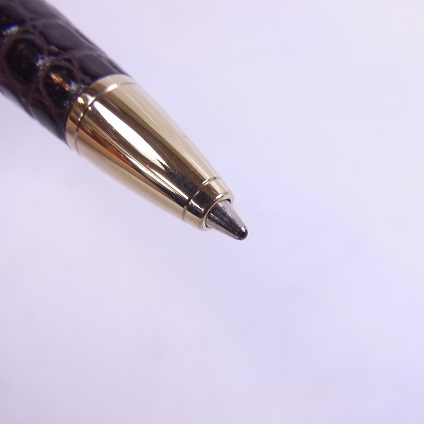 実際に弊社で買取させて頂いたCartier/カルティエ ゴドロンデコール クロコ革巻き ボールペン ST170133 888本限定の画像 2枚目