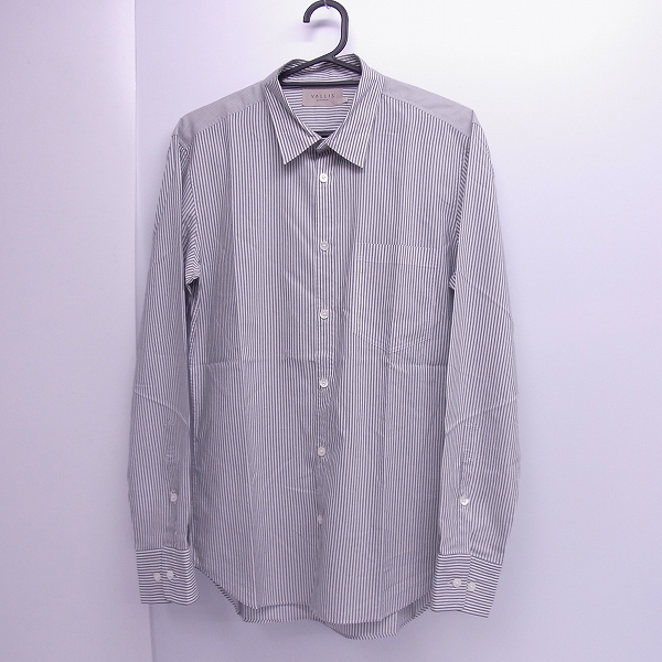実際に弊社で買取させて頂いたVALLIS by FACTOTUM/ヴァリス バイ ファクトタム 長袖 ストライプ シャツ/44