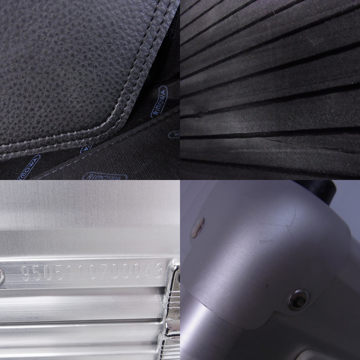 実際に弊社で買取させて頂いたRIMOWA/リモワ トパーズ パイロット 2輪 縦型 トローリー/スーツケース 950.51/42Lの画像 5枚目