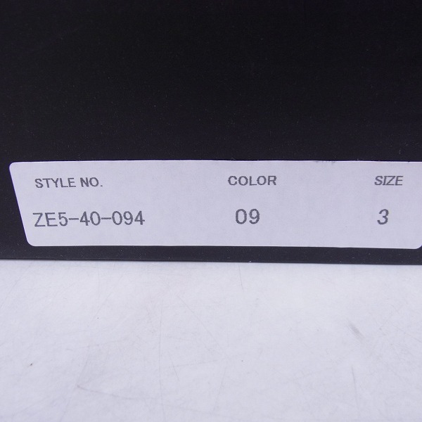 実際に弊社で買取させて頂いた【未使用】BURBERRY BLUE LABEL/バーバリーブルーレーベル キャンバス ハイカットスニーカー 灰×黒/3 の画像 9枚目