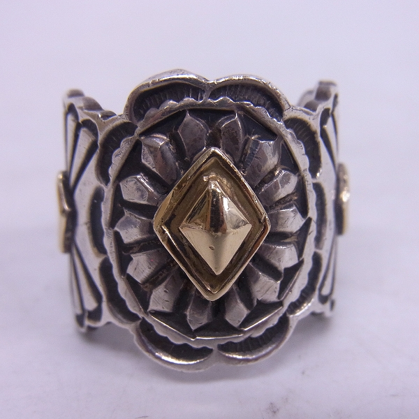 Gary Reeves リング 14K スタンプワーク ゲイリーリーブス