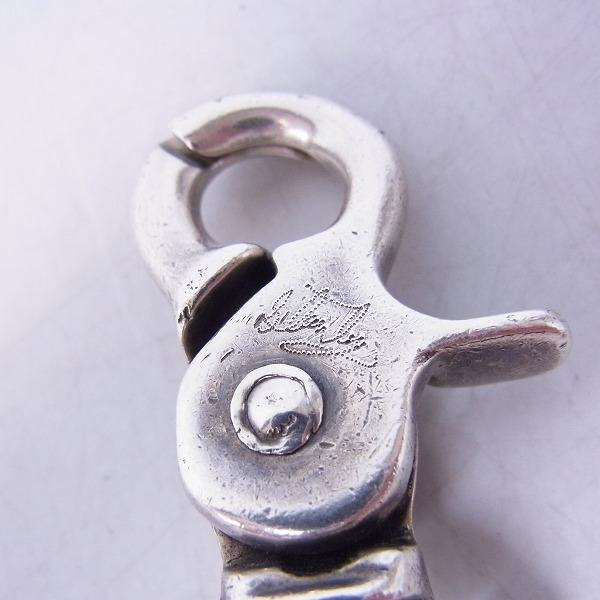 実際に弊社で買取させて頂いた【ギャラ付】STANLEY GUESS/スタンリーゲス 2クリップ ファンシースカルリンク ウォレットチェーンの画像 2枚目