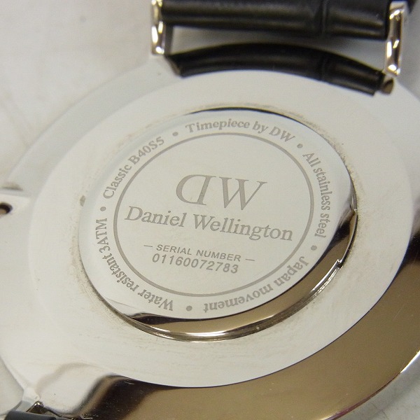 実際に弊社で買取させて頂いたDaniel Wellington/DW/ダニエルウェリントン アナログ クォーツ/腕時計 B40S5の画像 3枚目
