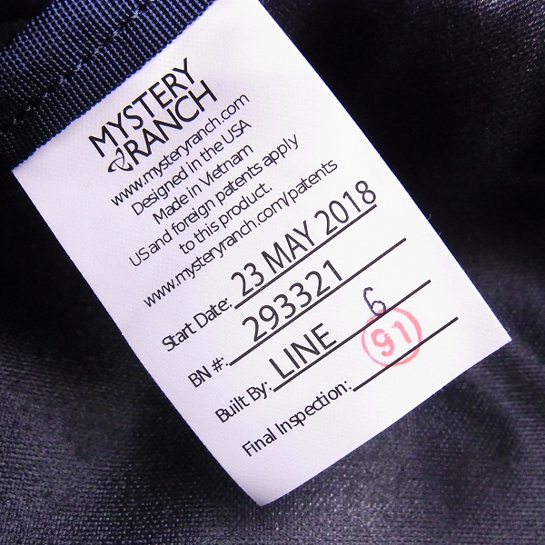 実際に弊社で買取させて頂いたMYSTERY RANCH/ミステリーランチ LOAD CELL/ロードセル ショルダーバッグの画像 5枚目