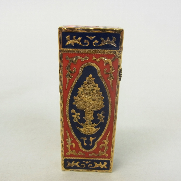 実際に弊社で買取させて頂いたdunhill/ダンヒル ローラガスライター 五面彫刻 ゴールドの画像 1枚目