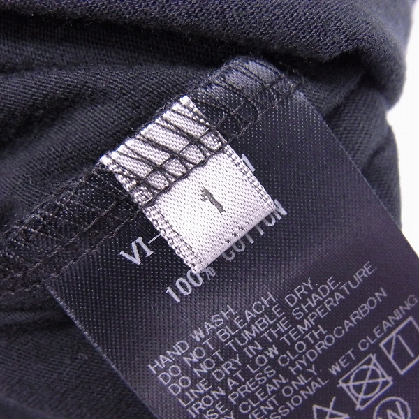 実際に弊社で買取させて頂いたthe viridi-anne/ザヴィリジアン パッチポケット Tシャツ ブラック VI-2714-01/1の画像 3枚目
