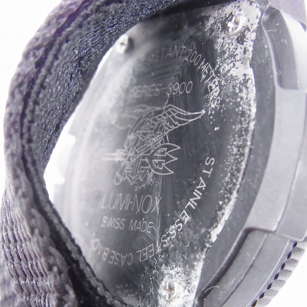 実際に弊社で買取させて頂いたLUMINOX/ルミノックス NAVY SEALS/ネイビーシールズ 3900【動作未確認】の画像 3枚目