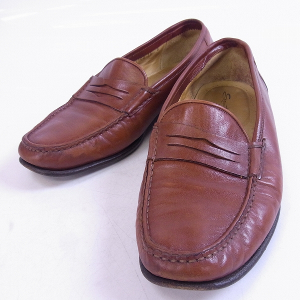 実際に弊社で買取させて頂いたSANTONI/サントーニ イタリア製 コイン ローファー/シューズ/8